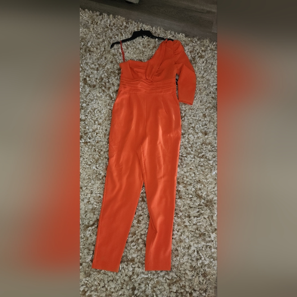 Gabriel Union NY&C Gabriel Union jumper sz xs orange one sleeve
